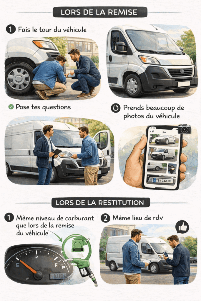 réservation et remise des clés avec l'hôte sur l'application Turo