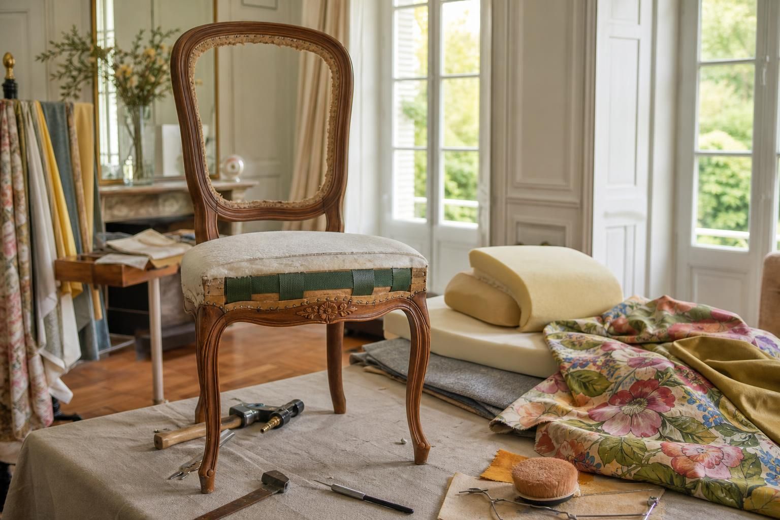 apprenez à recouvrir votre chaise de salle à manger vous-même grâce à notre guide pratique et astuces faciles à suivre pour un relooking réussi.